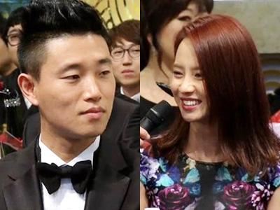 Gary dan Song Ji Hyo Kembali Tunjukkan Kemesraan di SBS Gayo Dajeun 2013